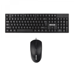 Kit Mouse cu Tastatura cu fir Mixie X70 Negru [1]
