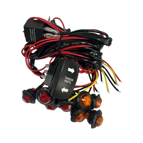 Kit Semnalizare - Kit semnalizare universal, atv , ssv, canam, polaris, segway, cf moto, Sistem semnalizare, buton semnalizare utv maverick