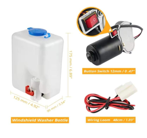 Kit stergator parbriz, UNIVERSAL,  pentru Maverick, RZR, CF MOTO, , [1]