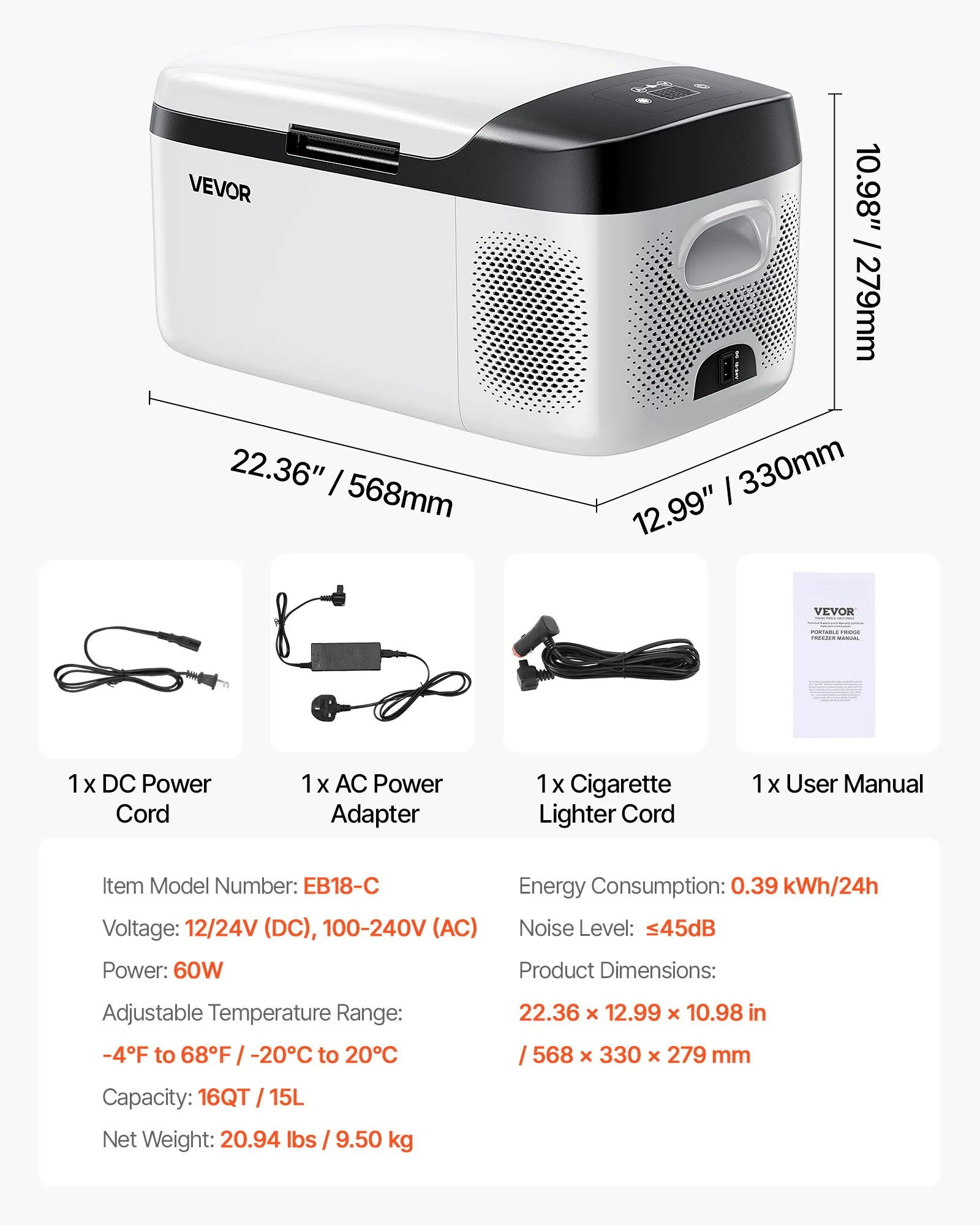 Ladă Frigorifică Auto cu Compresor 15L și Control prin Aplicație [6]