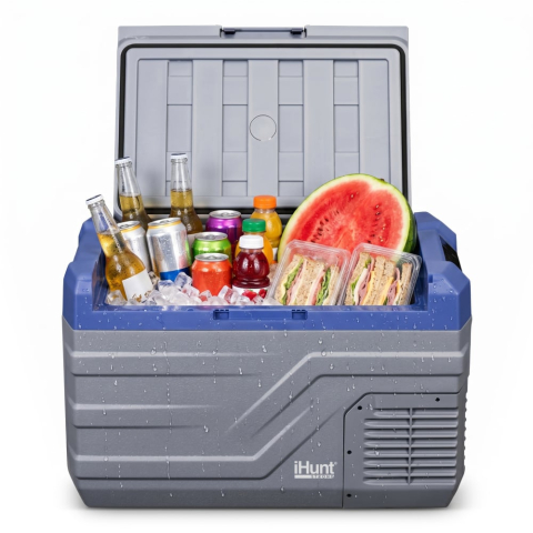Diverse - Lada frigorifica portabila iHunt Bro Freezer NL30, 12v auto + 220v casa cu compresor