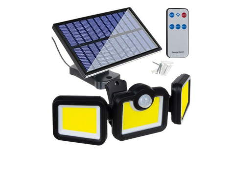 Lampă Solară 171 LED COB cu Senzor de Mișcare și Panou Solar Separat [2]