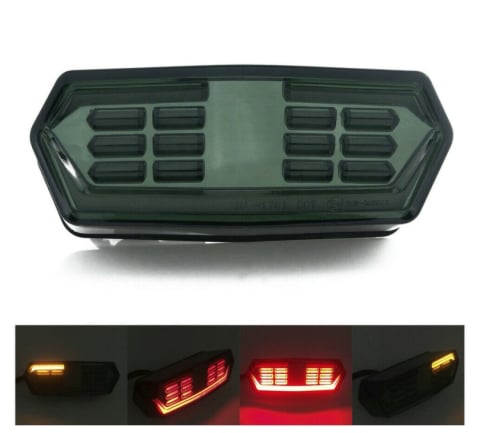 Lampă Spate LED Universală Moto ATV UTV SSV Stop Poziție Semnalizare 12V [2]