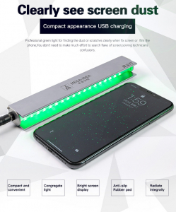 Apple iPhone - Lampa cu lumina verde pentru detectarea prafului, pentru refurbish