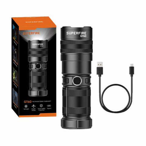 Lanterne - Lanterna Puternica Superfire GT60, 2600lm, USB-C