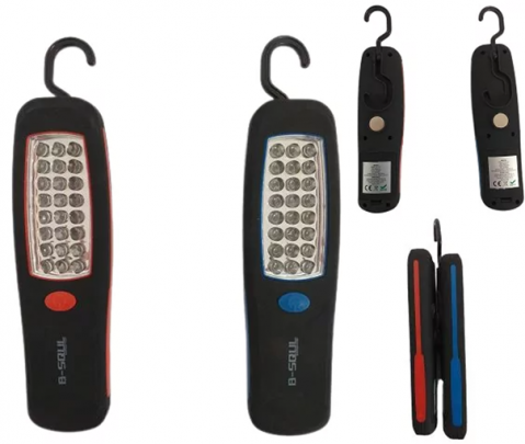 Lanterne - Lanterna magnetica,  24led-uri cu carlig si magnet
