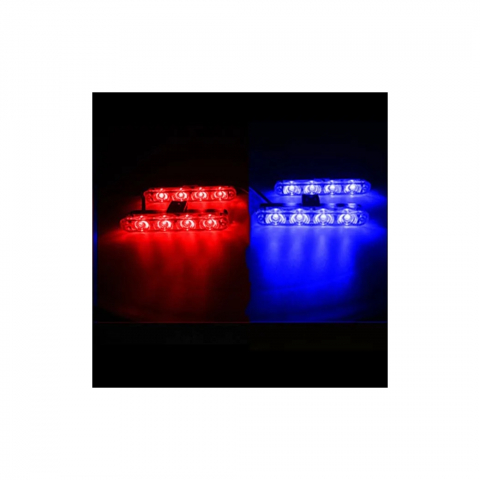 Offroad - Ledbar, Lumini stroboscopice , rosu albastru, 12v