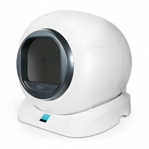 Litiera Automata iHunt Smart Cat Litter V4 pentru pisici, control Wi-Fi, sterilizare, senzori, Black [2]