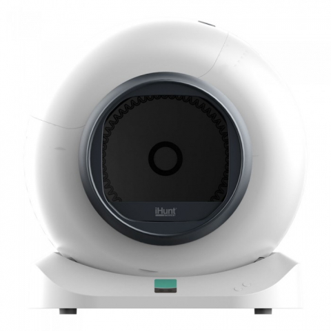Litiera Automata iHunt Smart Cat Litter V4 pentru pisici, control Wi-Fi, sterilizare, senzori, Black [1]