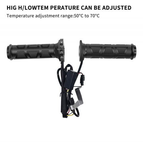 Mânere încălzite ATV 22 mm – manşoane încălzite 12V pentru ghidon – confort & protecție | Moka-GSM [10]