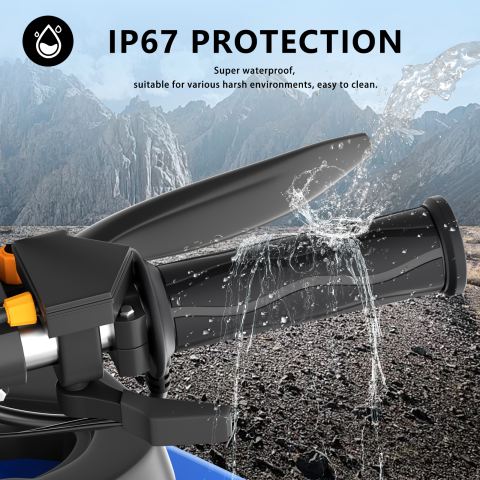 Manere incalzite ATV Mansoane incalzite| 5 trepte control temperatura 12V [4]