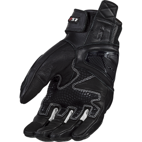 Mănuși Moto LS2 Spark 2 Leather Black White Carbon Racing [1]