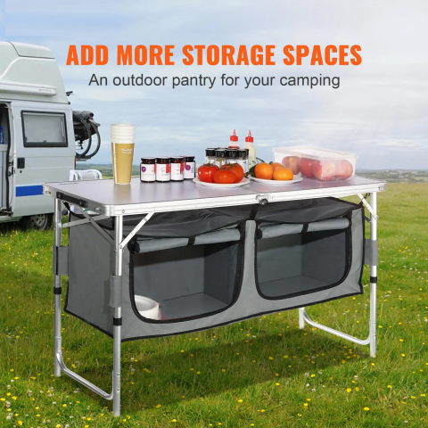 Masa camping pliabila 3 inaltimi reglabile statie gatit portabila [1]