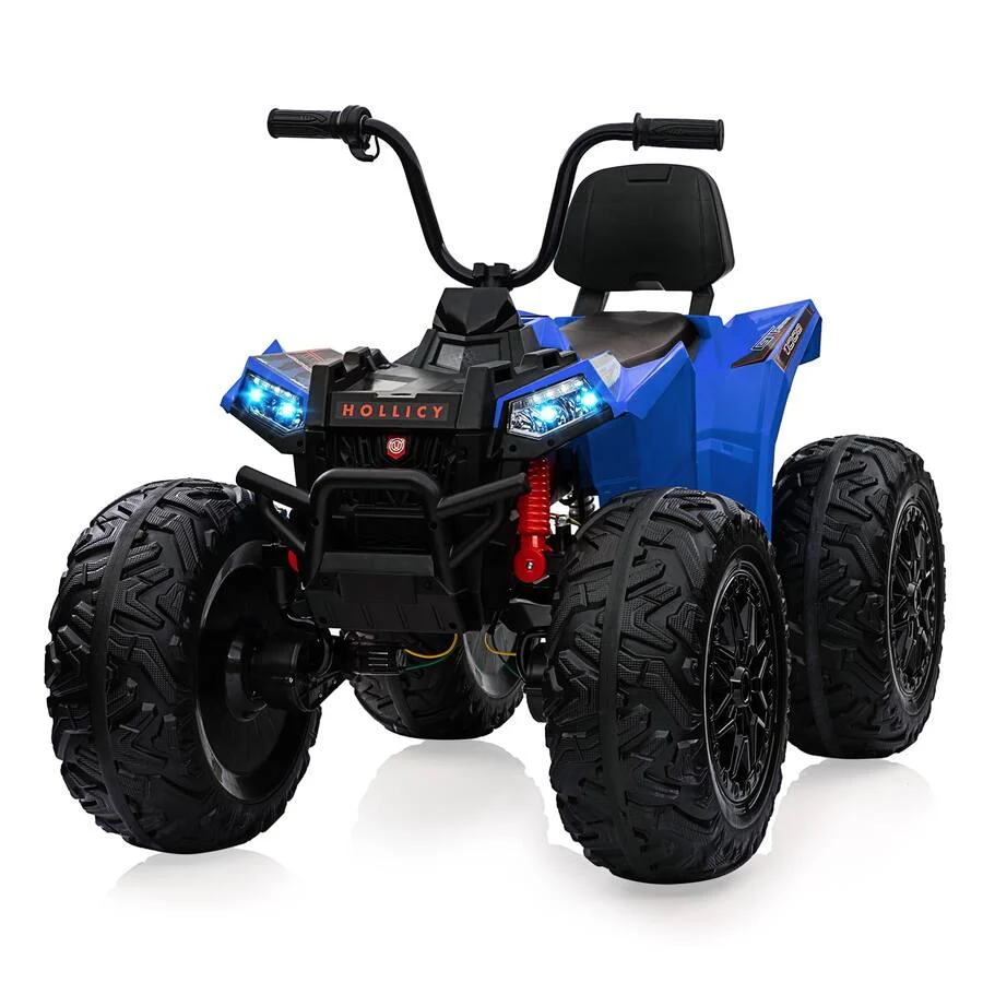 Masinute Electrice pentru Copii - ATV electric MonsterQuad negru 400W 4x4 față copii, blue