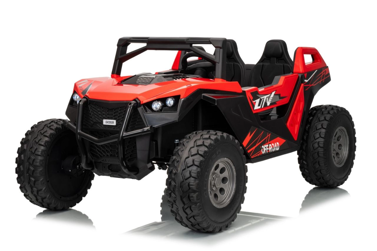 Masina copii UTV electric Buggy XXL, 4 locuri, 500W, 24V, 14Ah, spider print , copii [6]