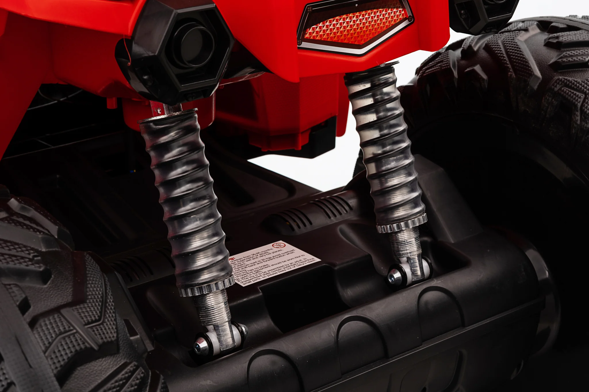 Masina copii ATV electric MonsterQuad 400W, 24V, 14Ah, echipare PREMIUM, rosu, copii [9]