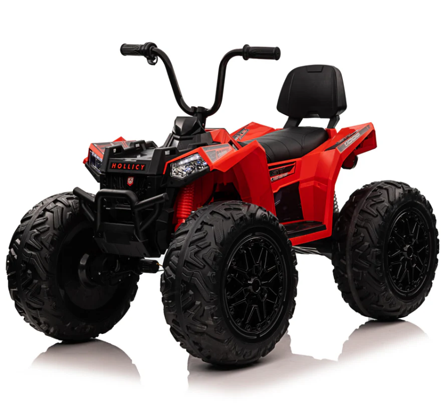 Pentru copii - Masina copii ATV electric MonsterQuad 400W, 24V, 14Ah, echipare PREMIUM, rosu, copii