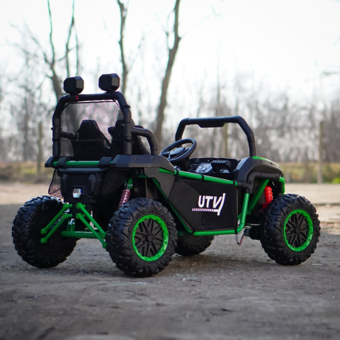 Masina copii UTV electric pentru copii Big Buggy V2, 2 locuri, 800W, [2]