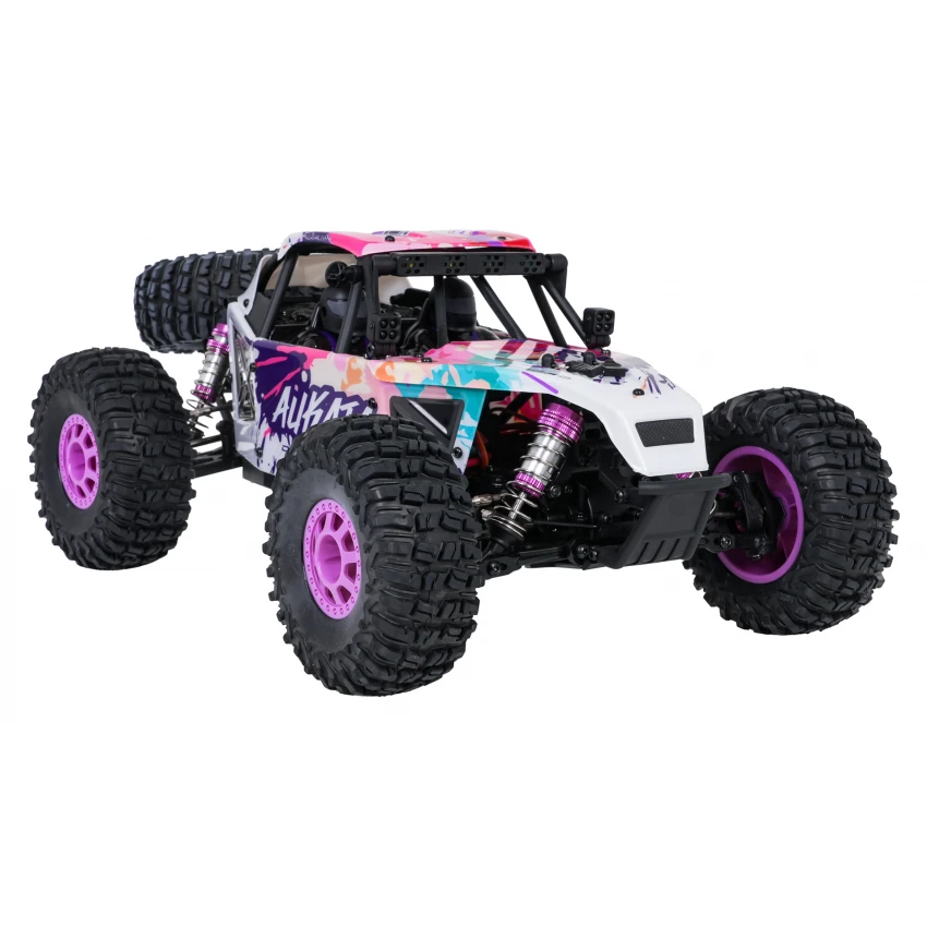 RC Crawler 4x4 ALIKATA 1:12 brushless 50 kmh cu caroserie metalică și suspensii reglabile [3]