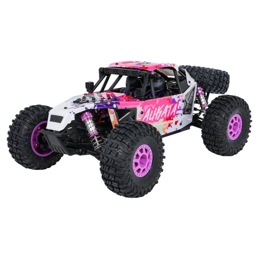 RC Crawler 4x4 ALIKATA 1:12 brushless 50 kmh cu caroserie metalică și suspensii reglabile [2]