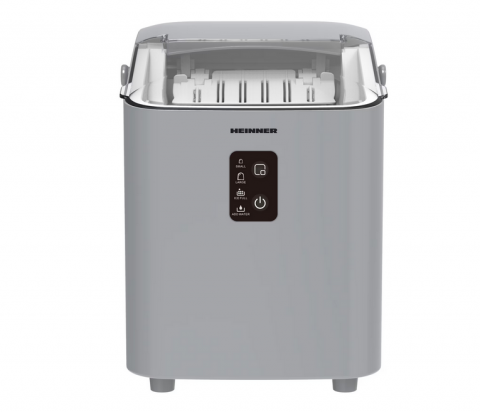 Masina de facut cuburi de gheata Heinner HIM-100SL, Capacitate 12 kg/24h, Capacitate rezervor apa 1 l, 120 W, Argintiu [3]
