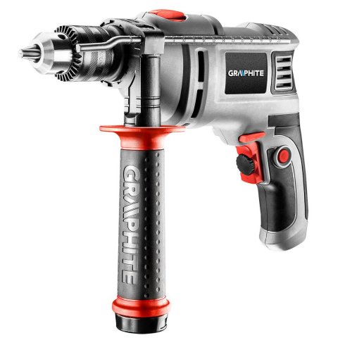 Masina gaurit insurubat / Bormasina - Masina de gaurit cu percutie 550 W, mandrina cu cheie 13 mm, BMC  GRAPHITE