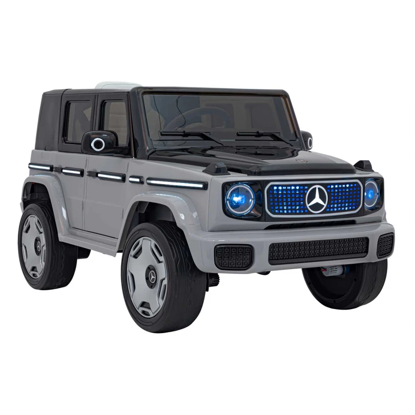 Mercedes EQG electric copii 24V 800W argintiu cu telecomandă și roți EVA [2]