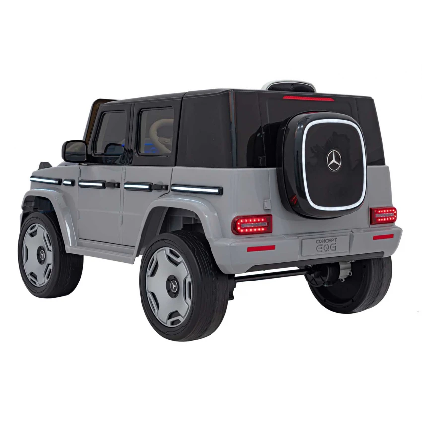 Mercedes EQG electric copii 24V 800W argintiu cu telecomandă și roți EVA [1]