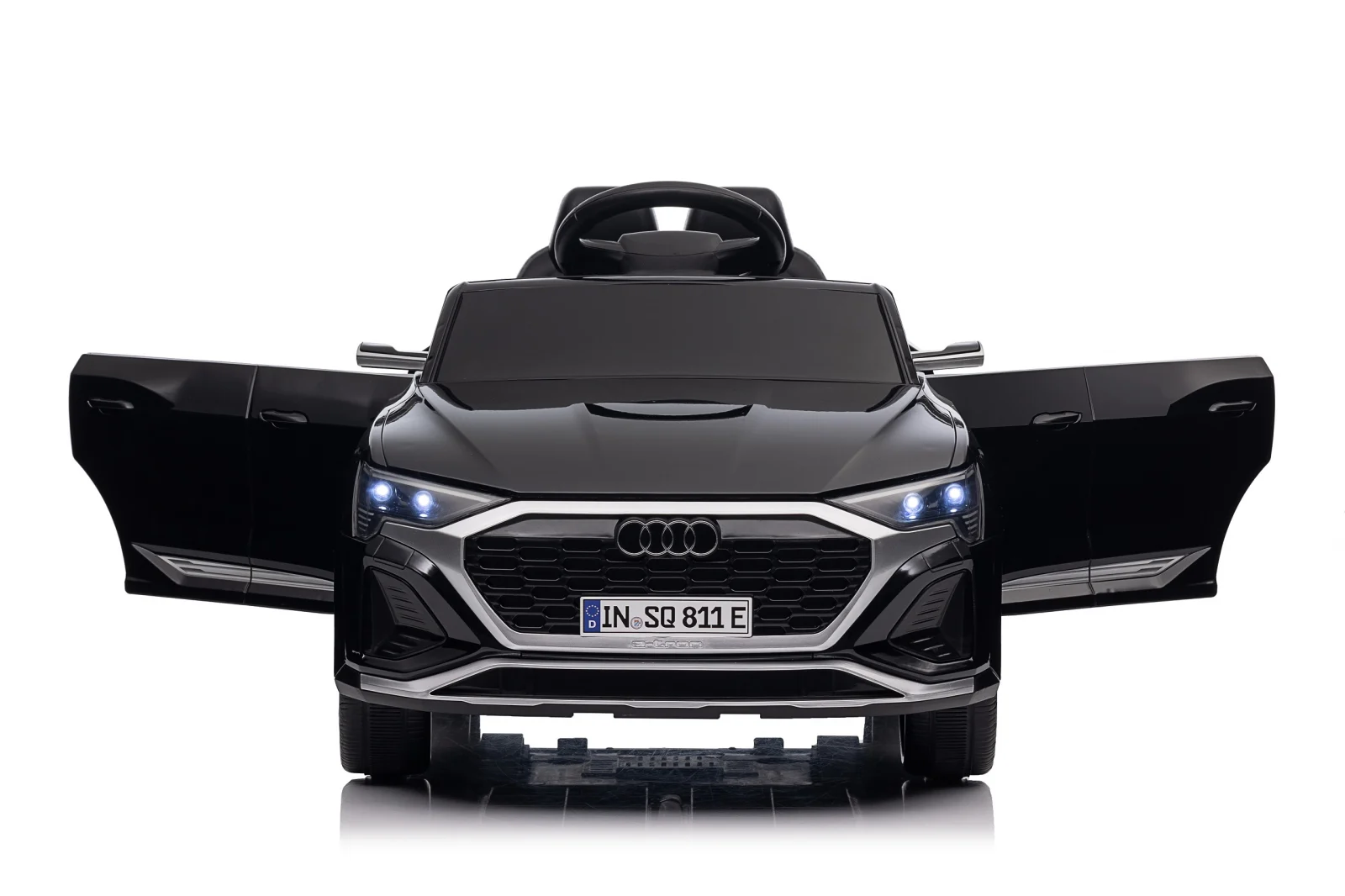Mașinuță electrică copii cu licență Audi SQ8 negru față [1]