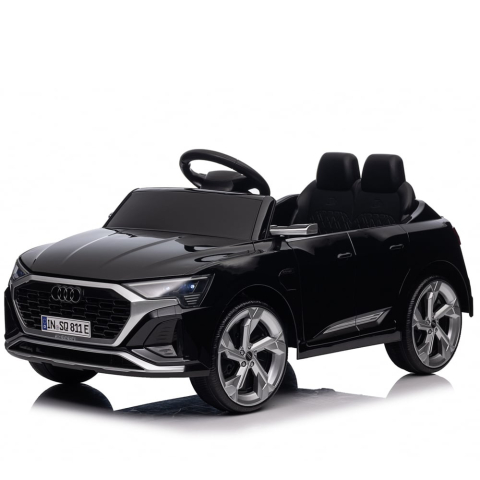 Masinute Electrice pentru Copii - Mașinuță electrică copii cu licență Audi SQ8 negru față