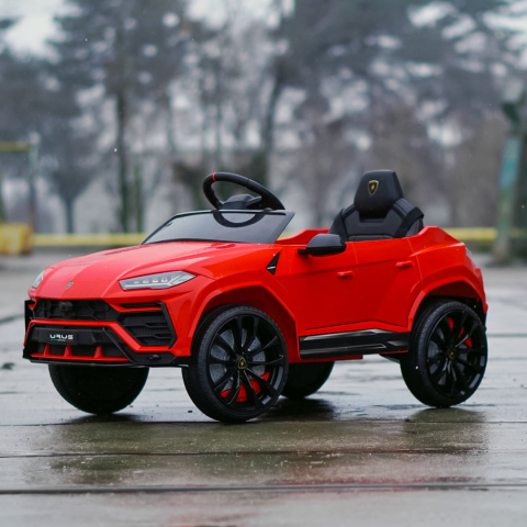 masinuta electrica copii lamborghini urus 12v 70w rosu cu telecomanda suv electric copii [3]
