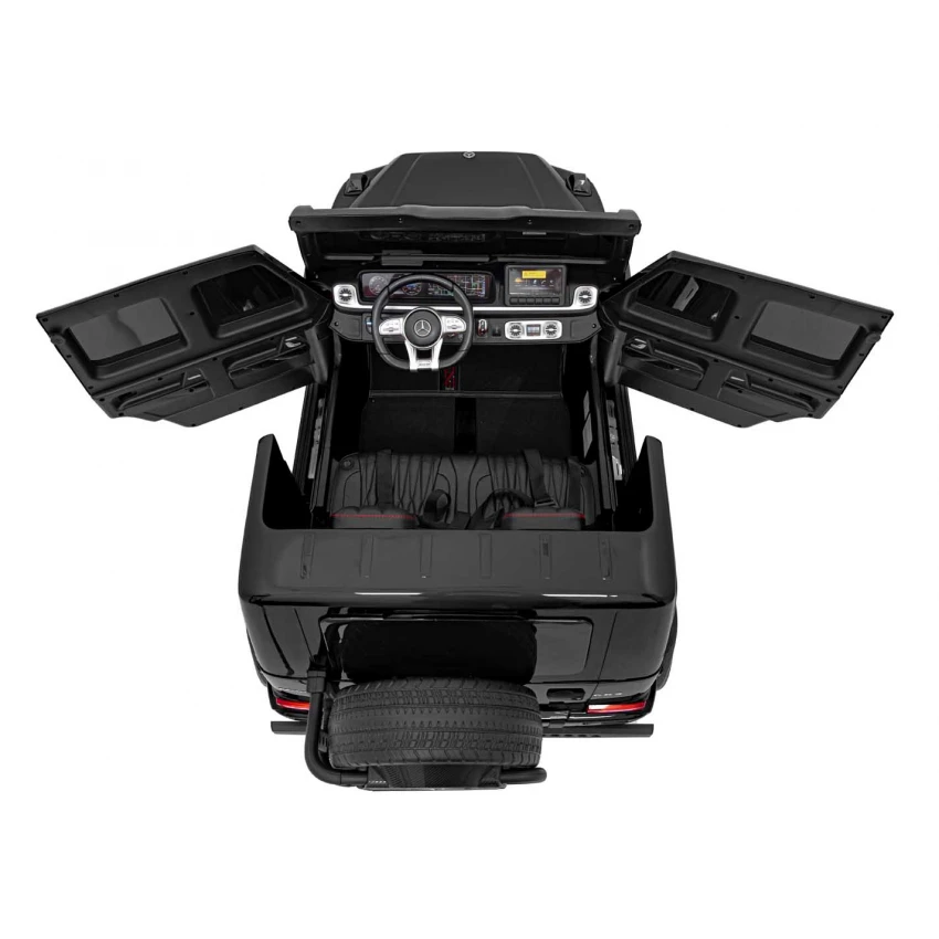 Masinuta electrica Mercedes G63 copii 4x4 800W 24V 2 locuri negru [9]