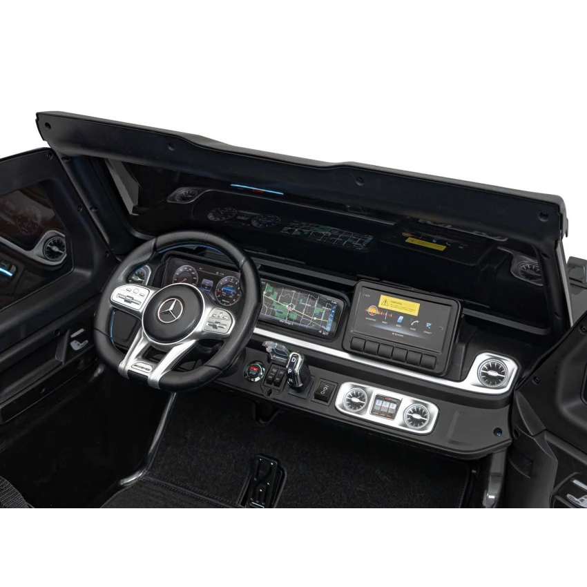 Masinuta electrica Mercedes G63 copii 4x4 800W 24V 2 locuri negru [8]