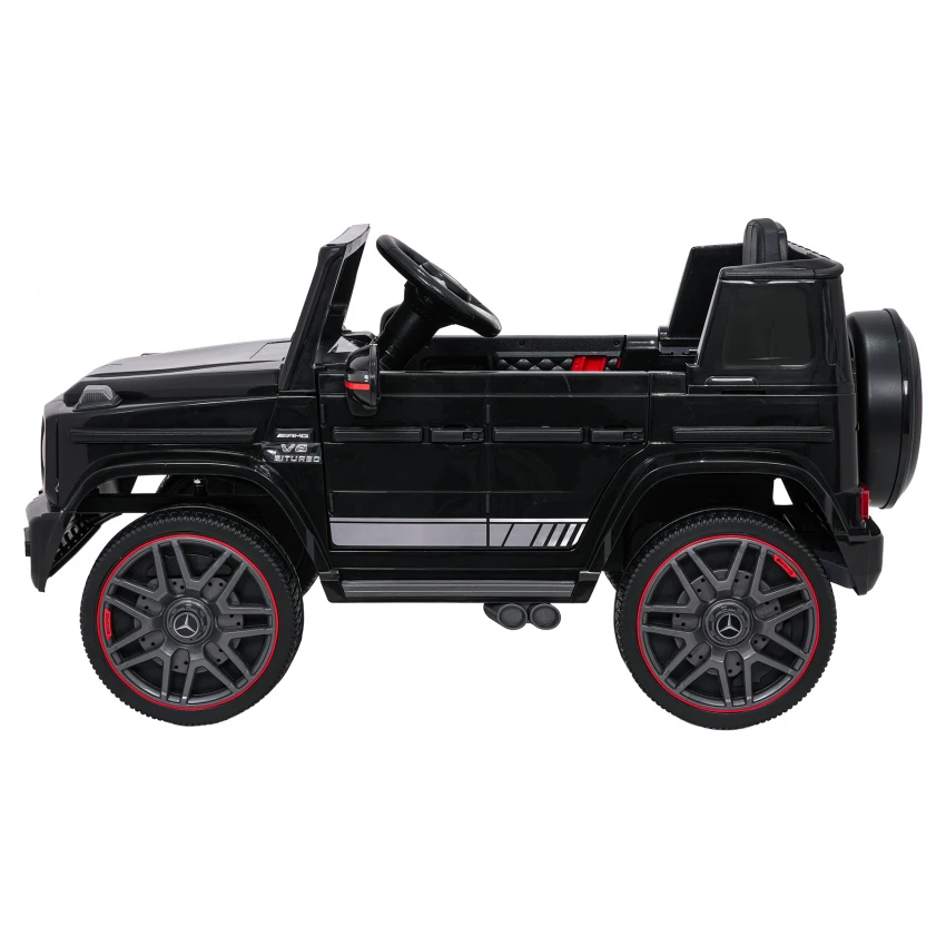 masinuta electrica copii mercedes g63 amg 12v negru cu telecomanda suv electric copii, premium [7]