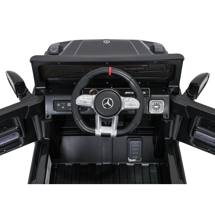 masinuta electrica copii mercedes g63 amg 12v negru cu telecomanda suv electric copii, premium [5]