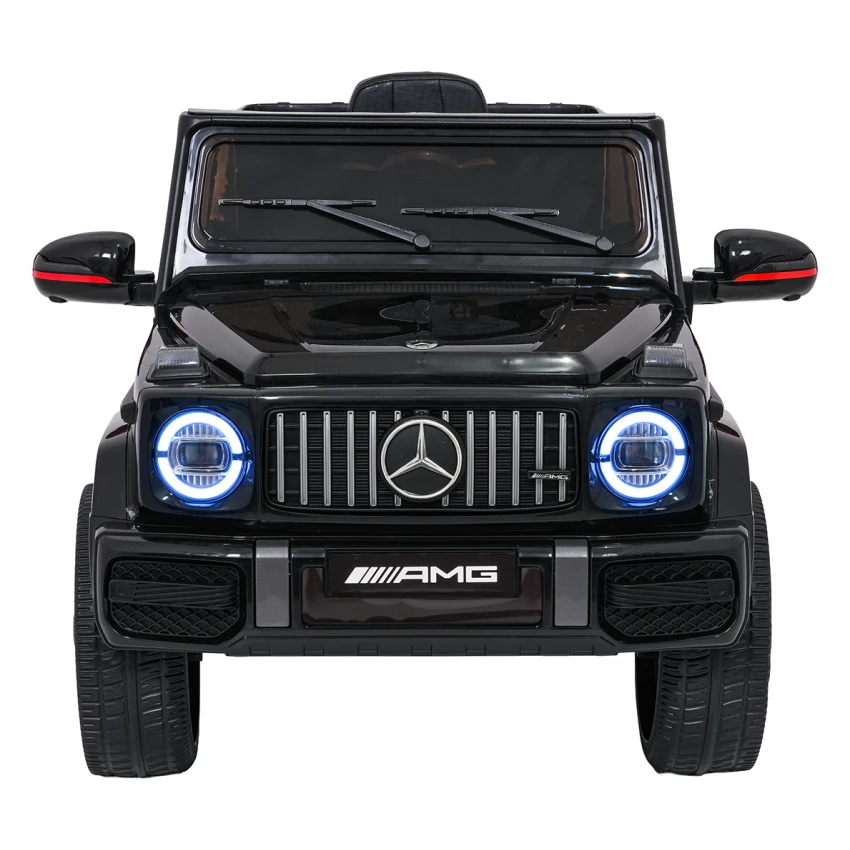 masinuta electrica copii mercedes g63 amg 12v negru cu telecomanda suv electric copii, premium [1]