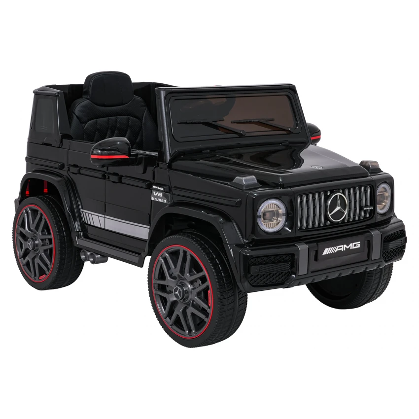 masinuta electrica copii mercedes g63 amg 12v negru cu telecomanda suv electric copii, premium [2]
