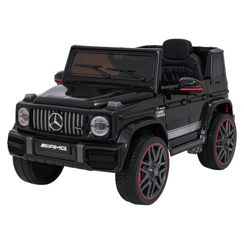 Masinute Electrice pentru Copii - masinuta electrica copii mercedes g63 amg 12v negru cu telecomanda suv electric copii, premium