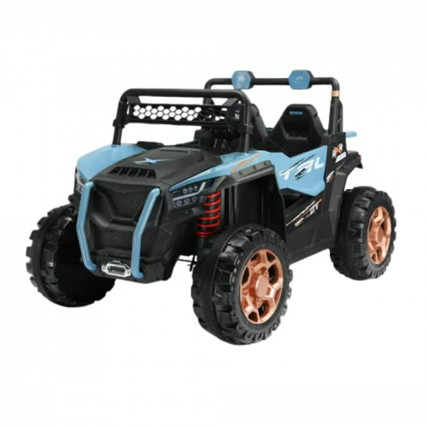 Pentru copii - Masinuta electrica pentru copii, tip SUV super cu 4 motoare 390W, 2 locuri, 12V7AH, roti EVA 4x4, LED, MP3
