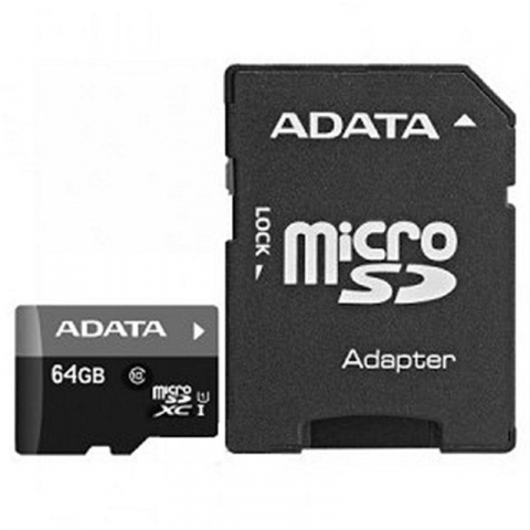 Carduri Memorie - Card Microsd MICROSD XC 64GB CL10 ADATA W/A