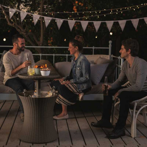 Mini bar gradina ratan maro Keter Pacific Cool Bar  - [4]