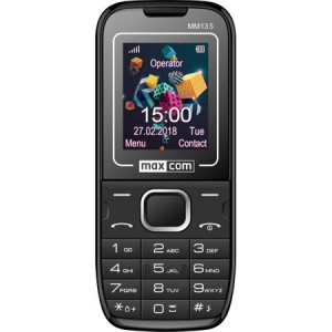Telefon mobil Maxcom Classic MM135, Dual SIM, Black/Blue Cadou cartela cu minute si internet [0]
