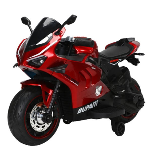 Masinute Electrice pentru Copii - motocicleta electrica copii 12v 70w roti eva bluetooth rosu motor copii