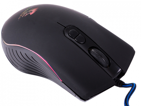 Mouse optic cu fir, mouse gaming, RGB [4]