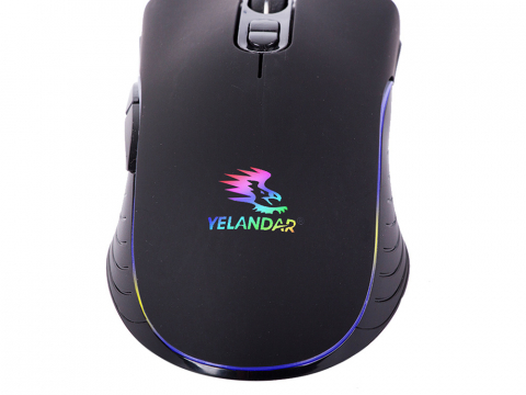 Mouse optic cu fir, mouse gaming, RGB [3]