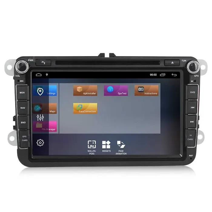 Navigatie ANDROID 10 2GB RAM DVD vw passat golf tiguan polo skoda [2]