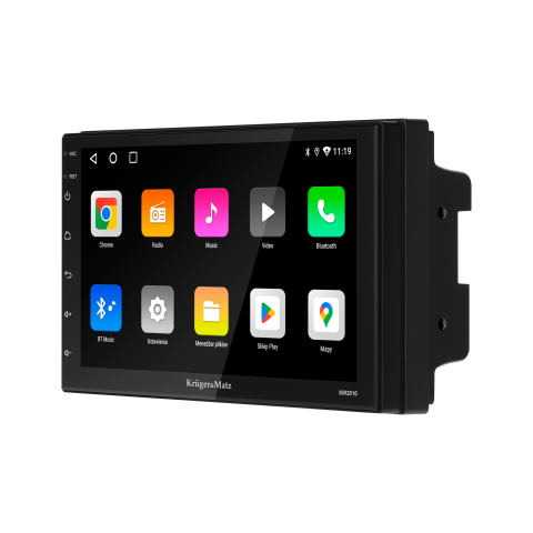 Navigație Auto Kruger&Matz KM2010 2 DIN Android 12 cu Apple CarPlay și Android Auto [1]