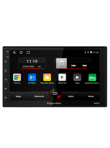 Navigație Auto Kruger&Matz KM2010 2 DIN Android 12 cu Apple CarPlay și Android Auto [2]
