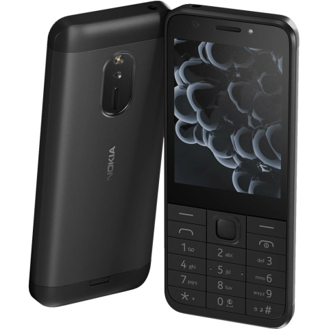 Telefon Nokia 230 Dual SIM Dark Silver cu Butoane pentru Seniori și Utilizare Zilnică [1]