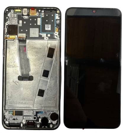 Display-uri si Touchscreen-uri - Original Display Huawei P30 Lite 2019  48mpx Service Pack cu Baterie, Cu Rama Breathyng Crystal
